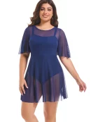 Aurora Story Sleeve Cut Out Swim Dress
