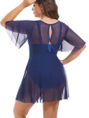 Aurora Story Sleeve Cut Out Swim Dress