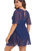 Aurora Story Sleeve Cut Out Swim Dress