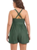 Aurora Story One Piece Jumpsuit Swimsuits with Pocket